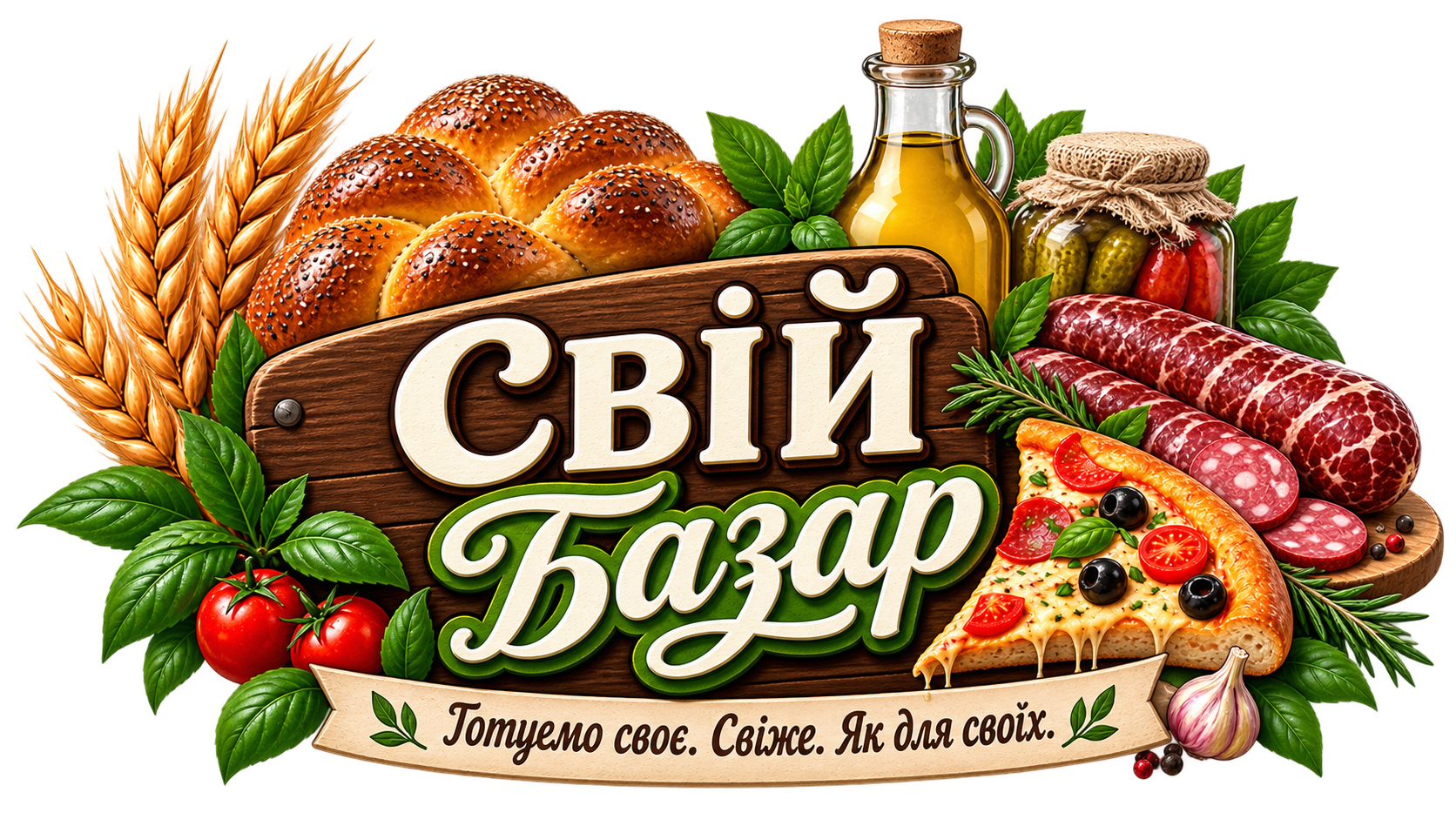 Свій Базар. Готуємо своє. Свіже. Як для своїх.