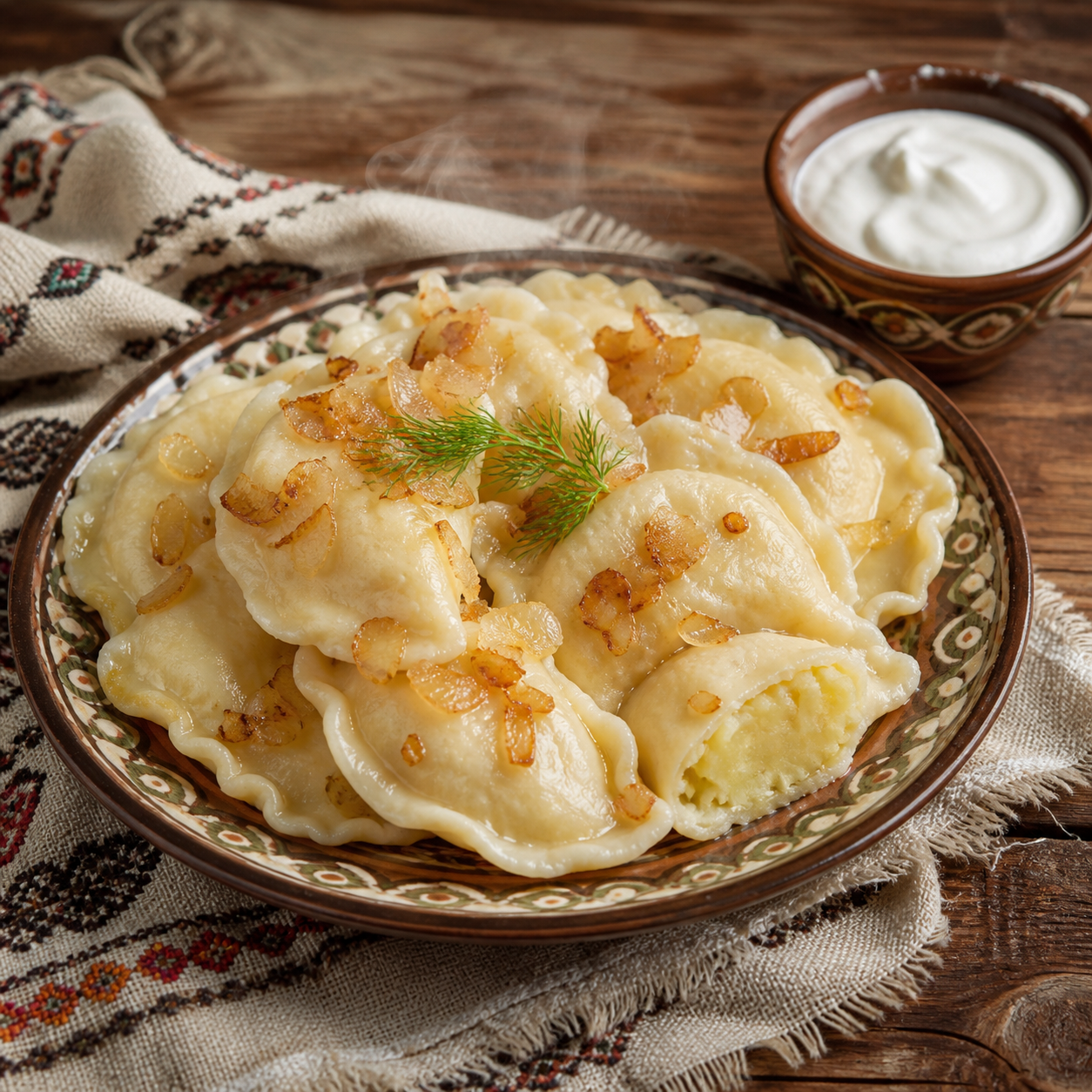 Вареники з картоплею